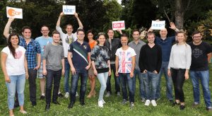 Gruppenfoto vom Team zur Audiodeskription von Olympia und Paralympics 2016